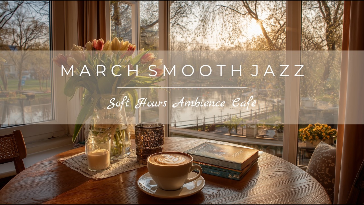 March Smooth Jazz ☕ Spring Morning Cafe Ambience | Relaxing Jazz Music for Work, Study & Coffee Time