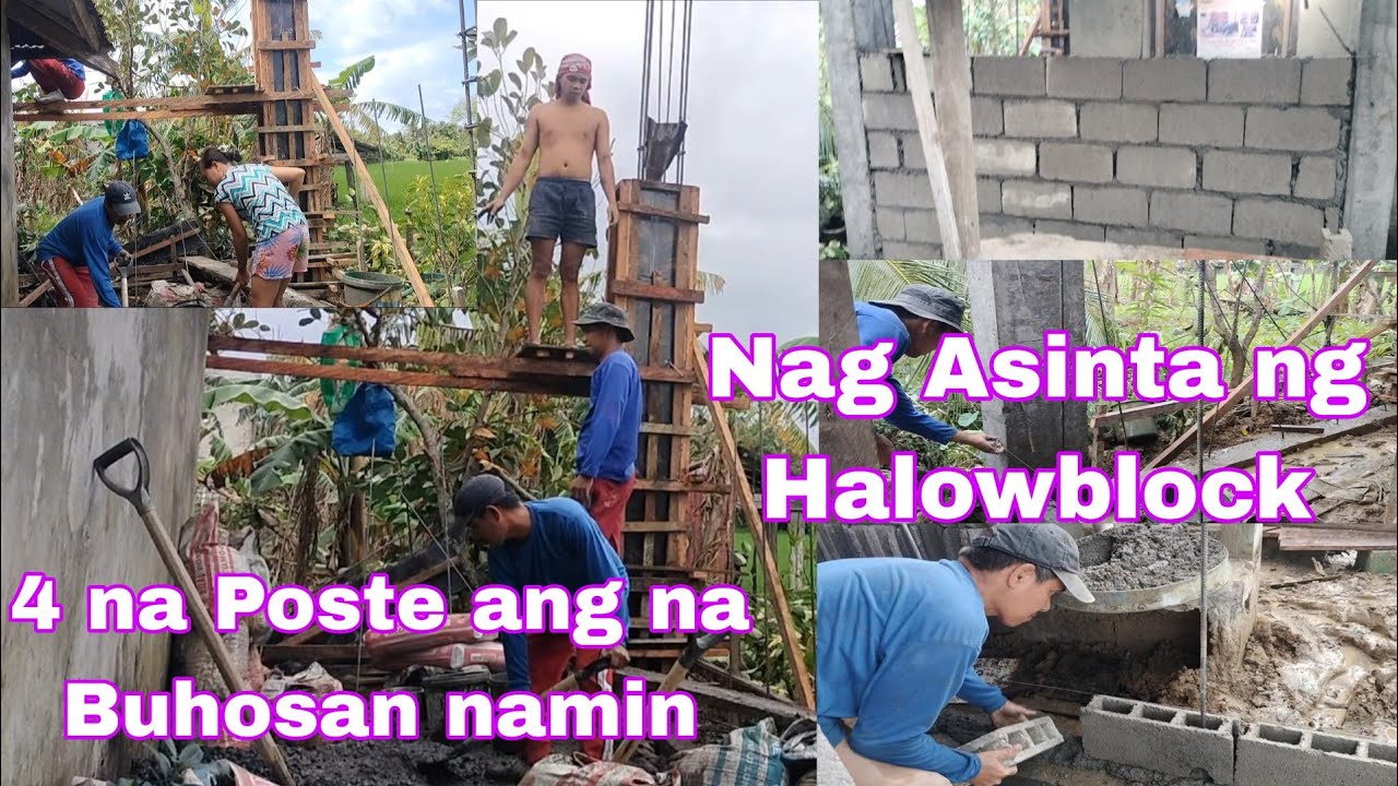 Day 7 Nag Buhos ulit kami ng Poste + Nag Asinta ng Halowblock Vlog#705