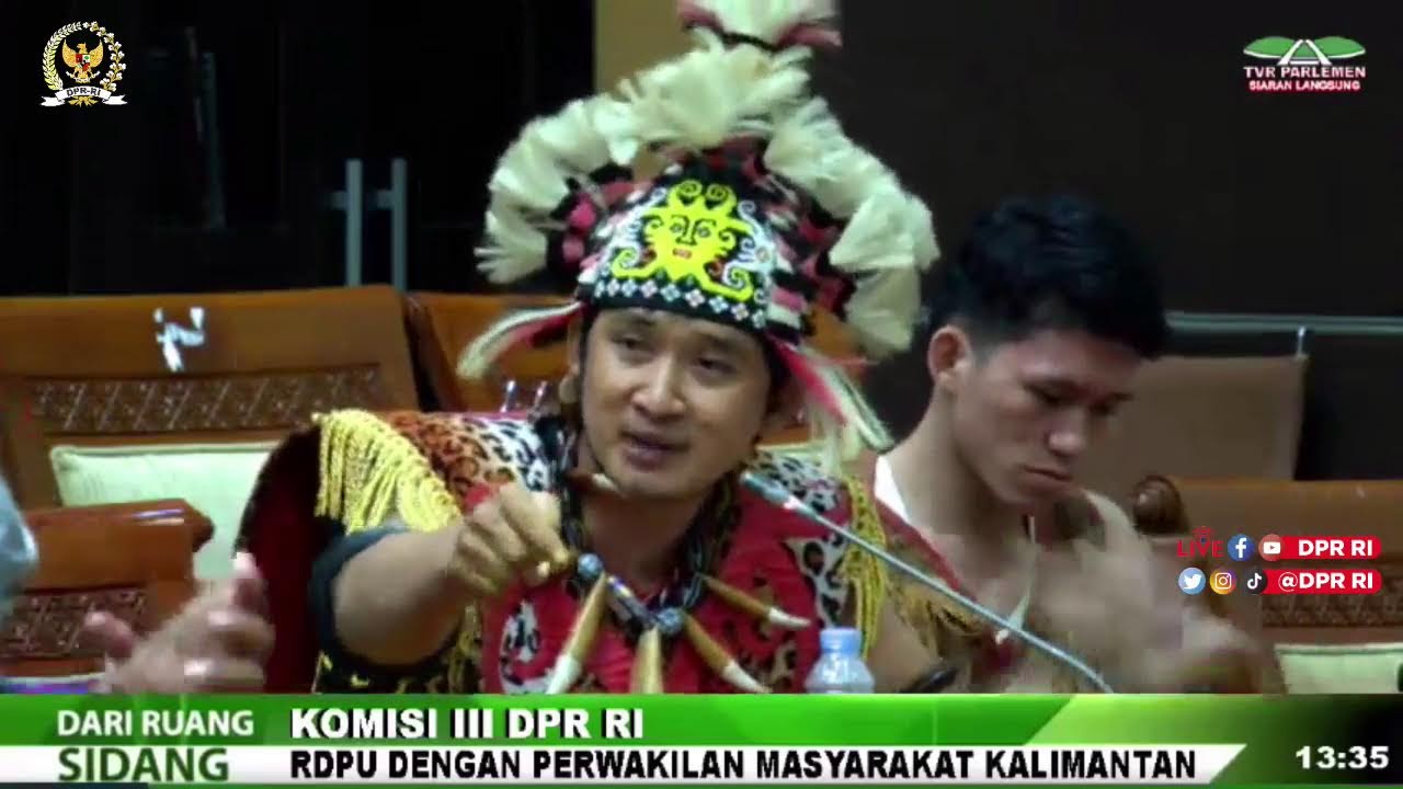 LIVE STREAMING - KOMISI III DPR RI RDPU DENGAN ALIANSI BORNEO BERSATU