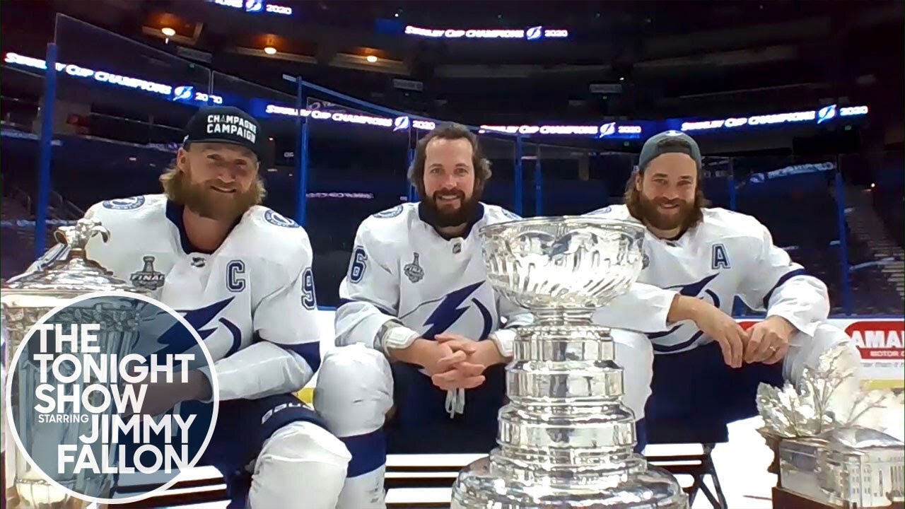 Jimmy Talks to Stanley Cup Champions Steven Stamkos, Nikita Kucherov and Victor Hedman