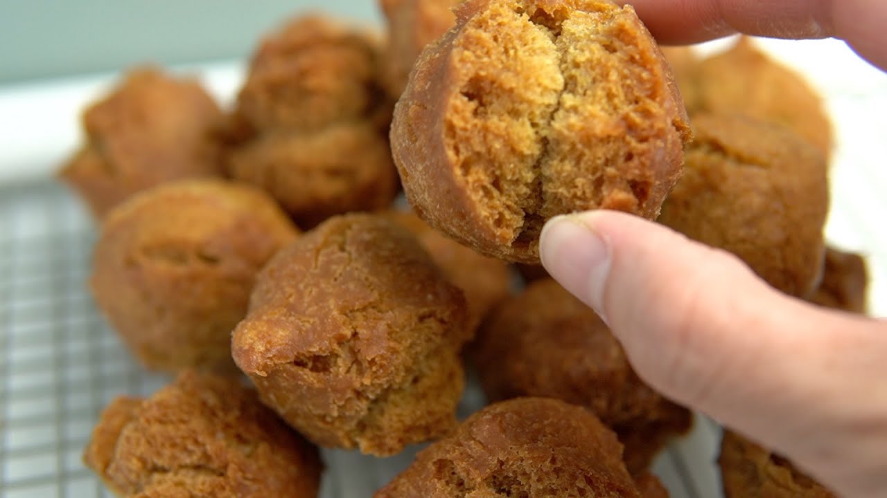 【久米島おばあ】に教わったサーターアンダギーの作り方 ドーナツの作り方 Sata Andagi  Okinawa traditional sweets similar to doughnuts.