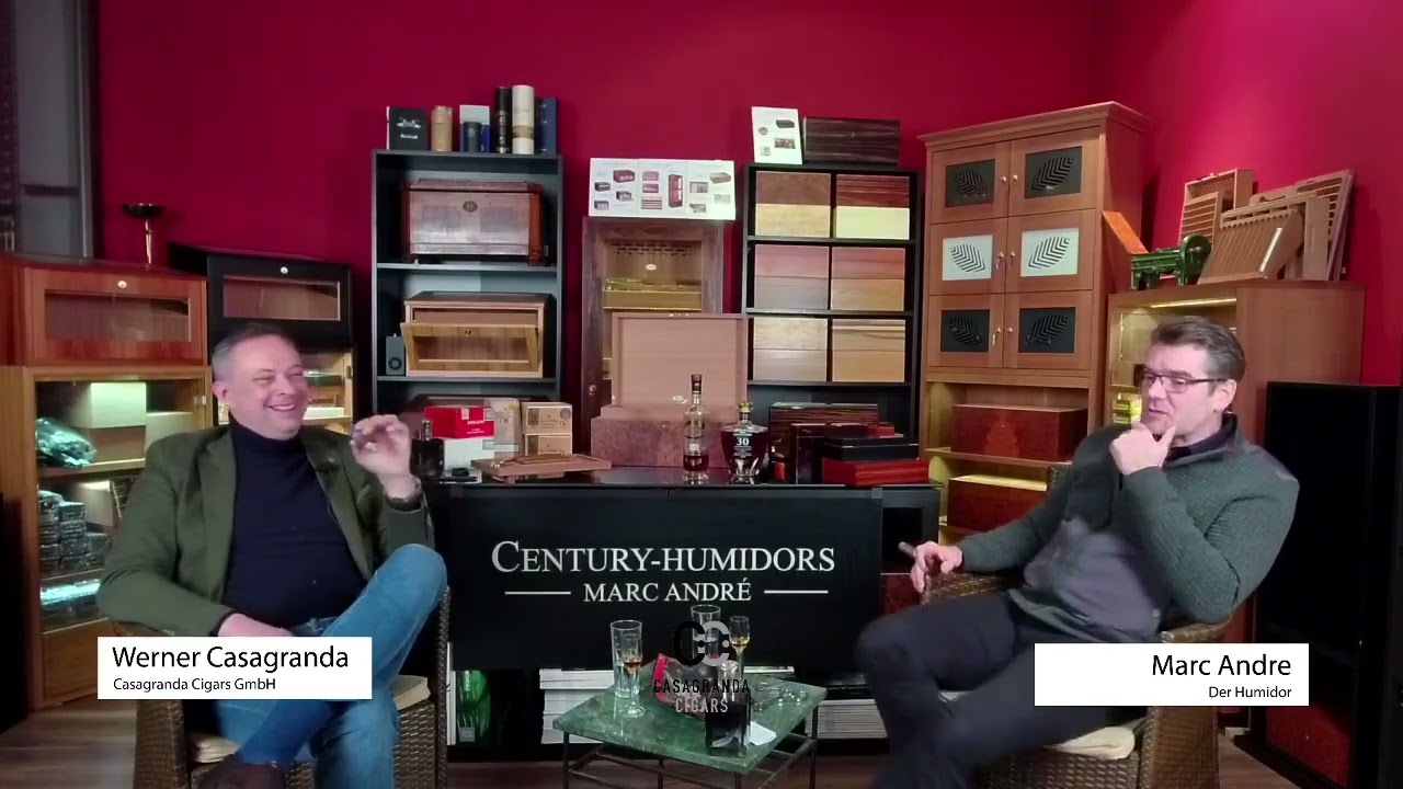 Live Stream mit Marc André von Der Humidor | Werner Casagranda von Casagranda Cigars