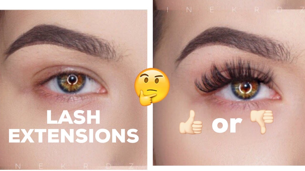 EYELASH EXTENSIONS: The good, bad, and UGLY!! | KatEyedTv