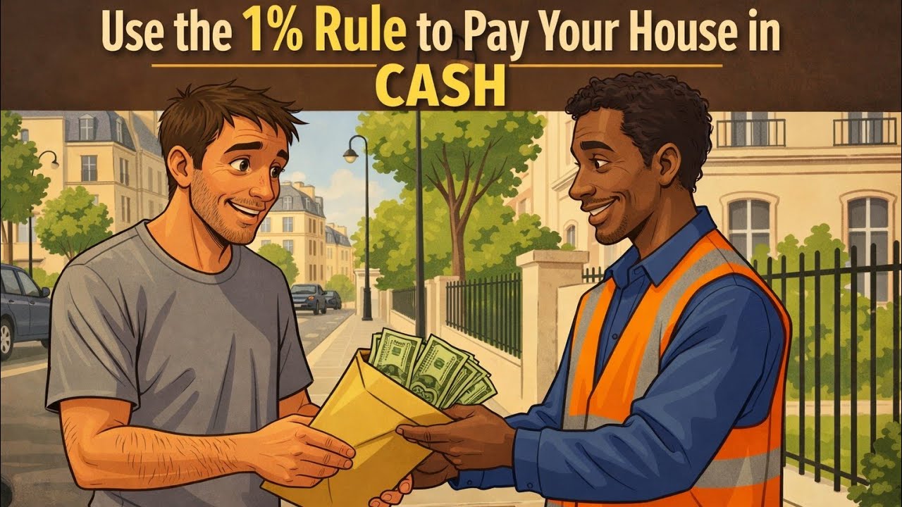 How to use the 1% daily rule and pay for your house in cash