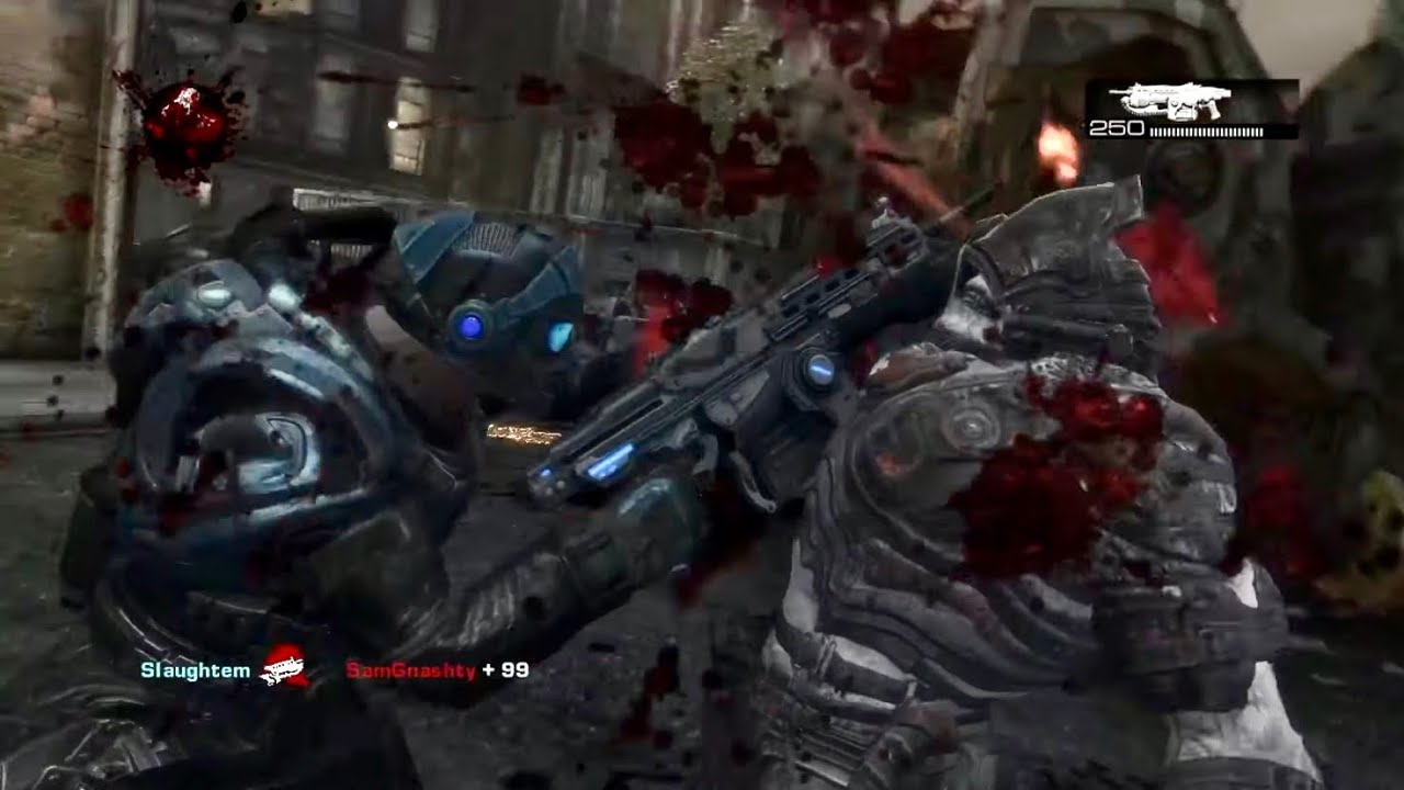 EMBARRASSING ANOTHER TOXIC TEABAGGER - GEARS OF WAR 2