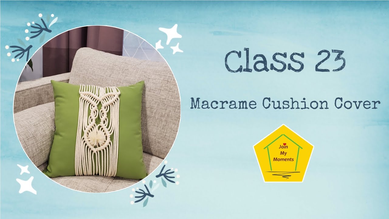 Macrame Cushion Cover