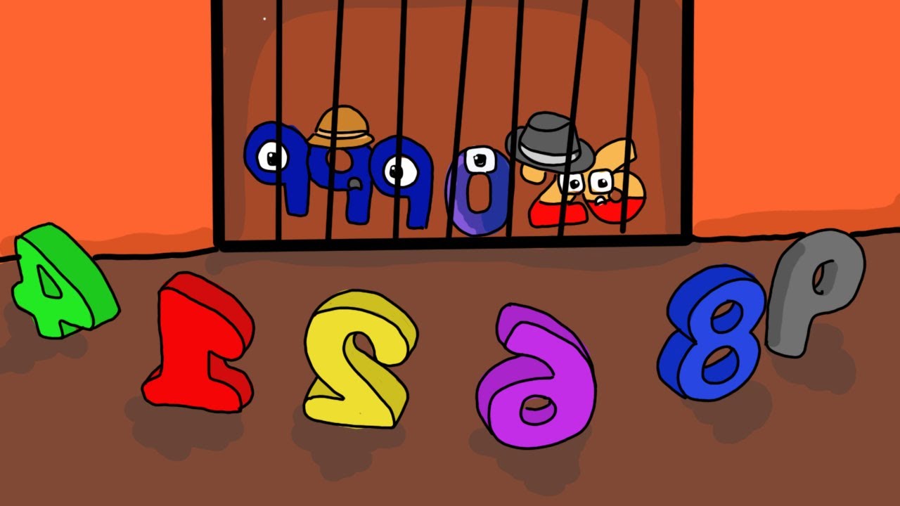 When number 999 0 26 imprisoned | Wonderland number fanmade coloring story