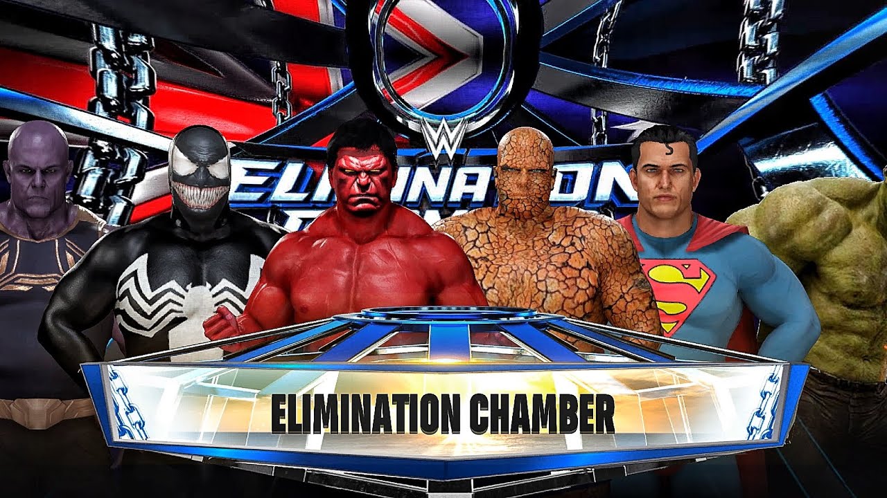 Супергерои - Матч Elimination Chamber / WWE 2K25