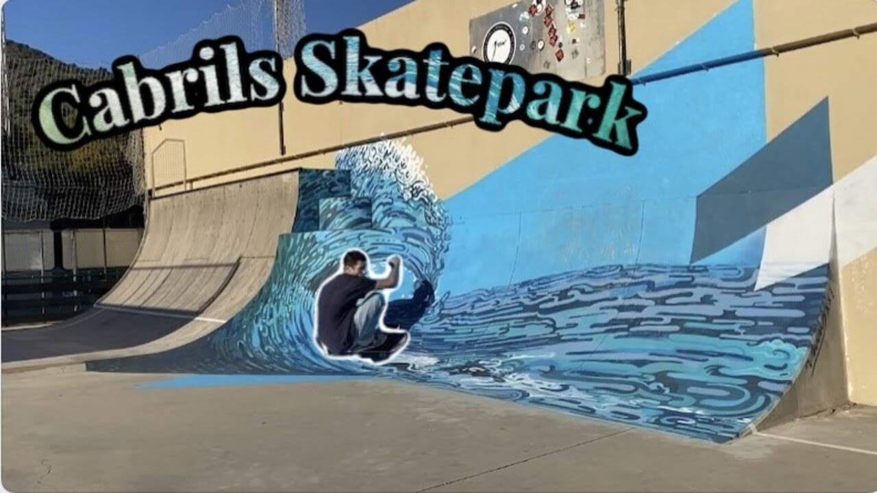 Quick Skateboarding Session at New Cabrils Skatepark 🌊