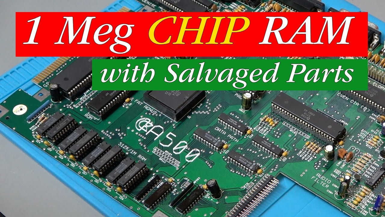 A 1MB Amiga 500 Without a Trapdoor Card? Here's how...