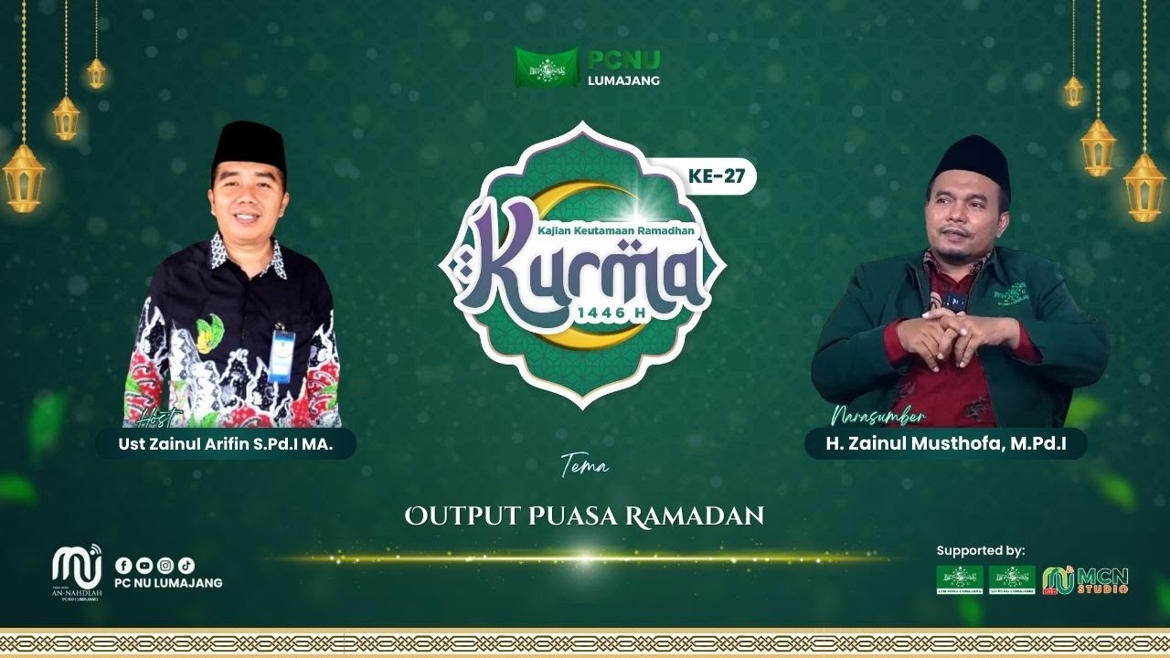 🔴OUTPUT PUASA RAMADHAN - KURMA (Kajian Keutamaan Ramadhan) Ke-27