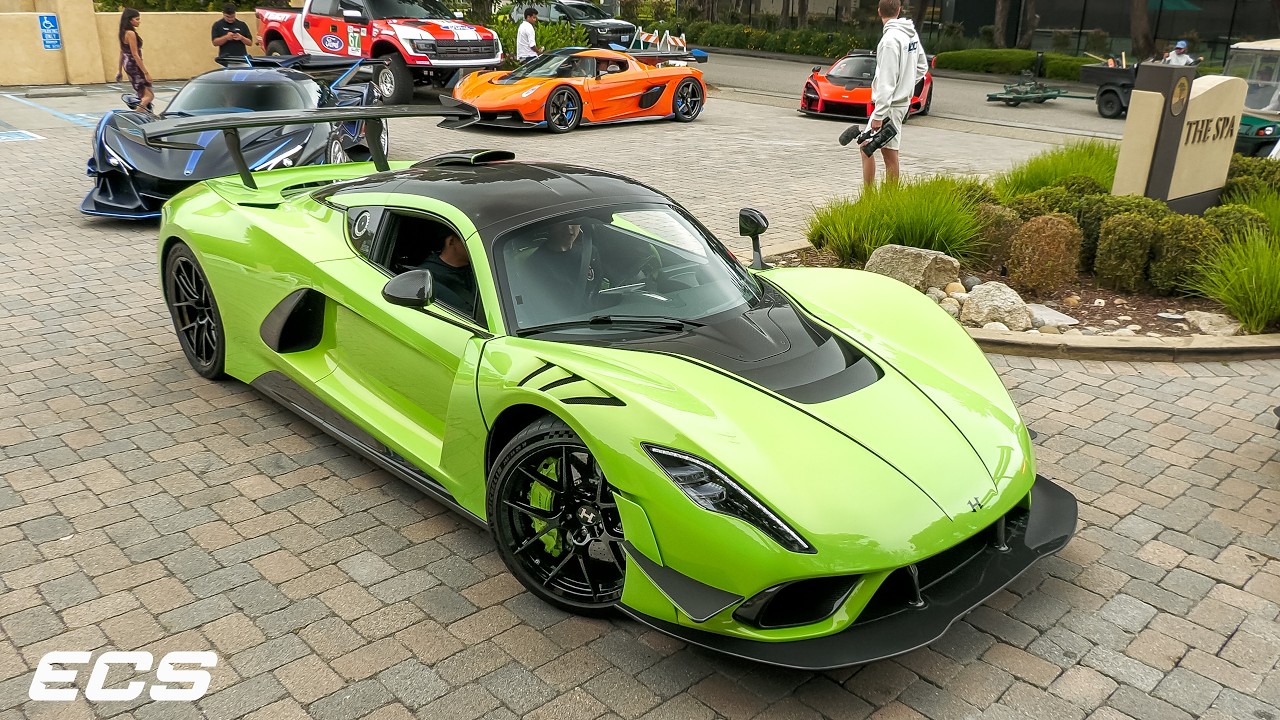 Supercars in Monterey 2026 - Apollo IE, Tourbillon, 2x Jesko, $40M Luce