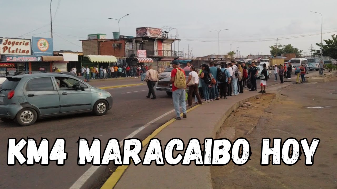 ASI ESTA EL KM4 DE MARACAIBO HOY