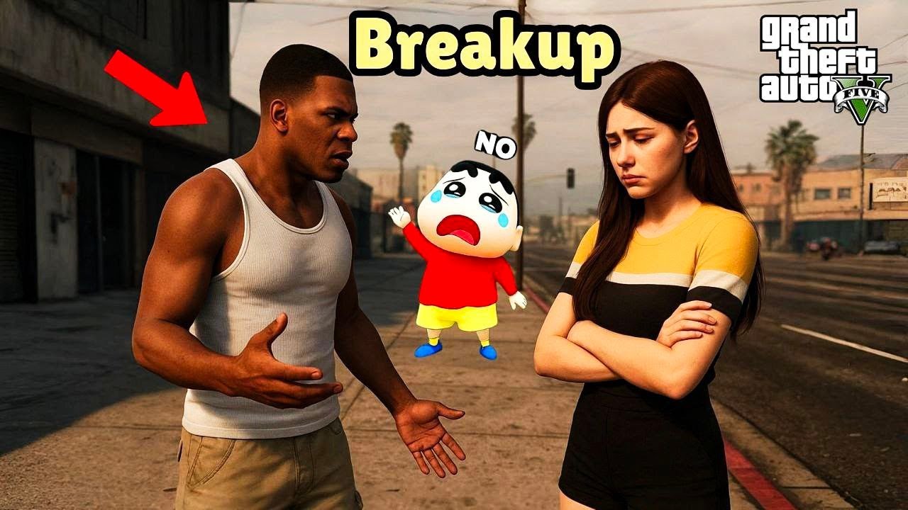GTA 5: Franklin & Meenu Breakup | Shinchan Help Tamil Mod Gameplay | GTA Meenu