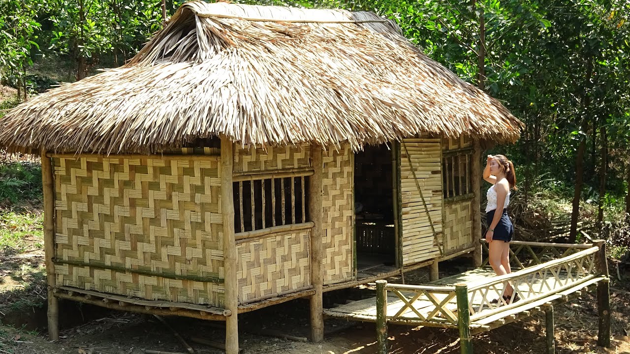 Building New Life - Buiding farm - Build A Bamboo House, How To Building Bamboo House - Farm life
