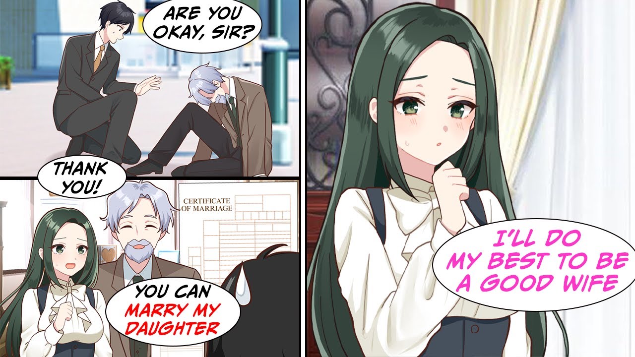 [Manga Dub] After saving the chairman of a huge company, he made me marry his daughter [RomCom]