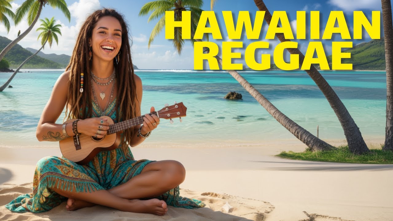 Hawaiian Ukulele Reggae 🌴 1H Island Chill & Tropical Vibes Mix