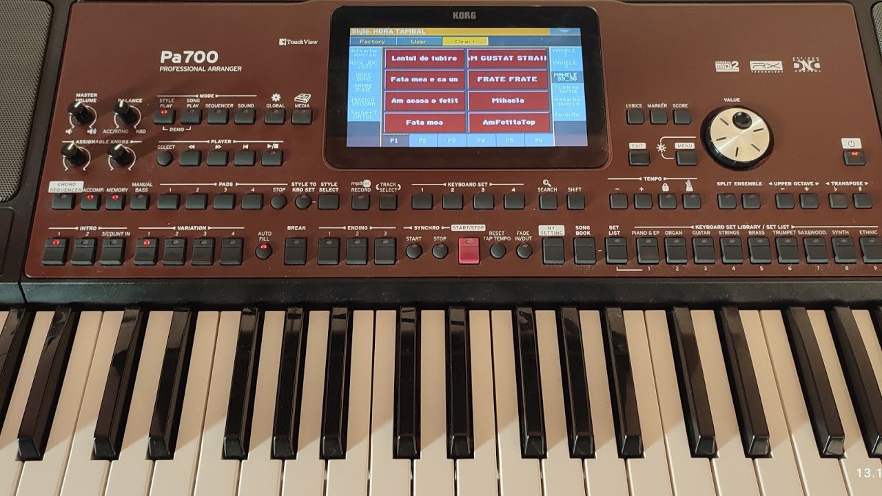 Set Korg Pa 700 GJ.2024