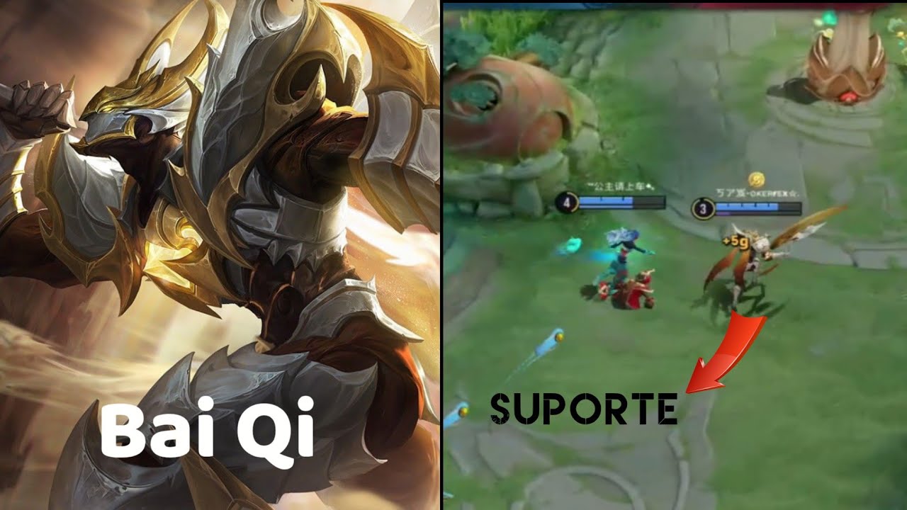Honor Of Kings (Bai Qi) como jogar com ele no apoio .  -OkerFex-
