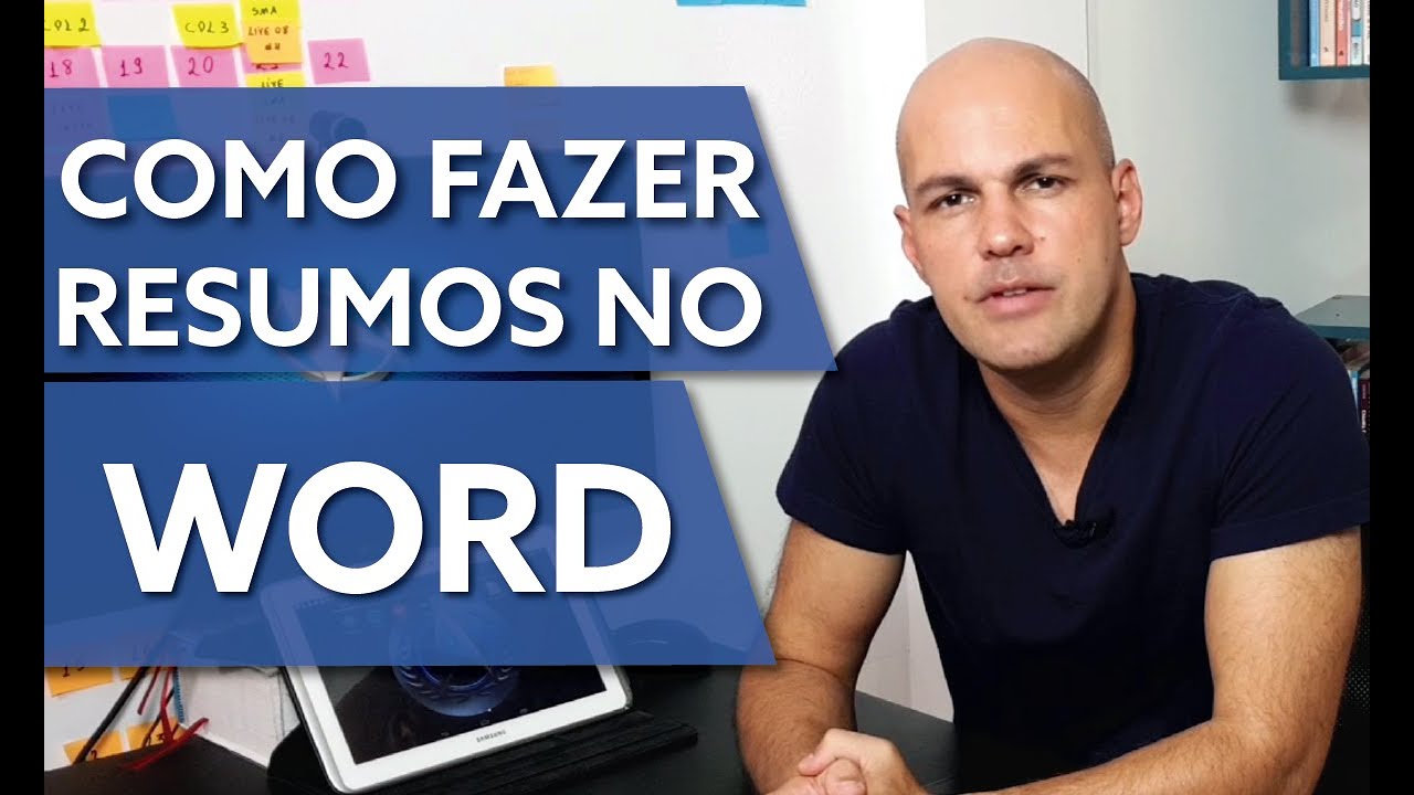 Como fazer RESUMOS no WORD