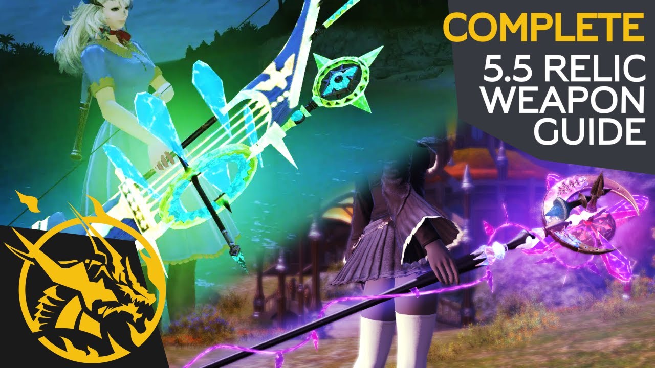 Complete FFXIV Shadowbringers Relic Weapon Guide 5.58