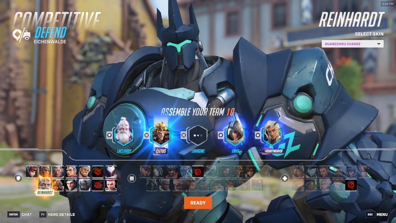 20+K DMG! LHCLOUDY REINHARDT GAMEPLAY OVERWATCH 2 SEASON 16 TOP 500