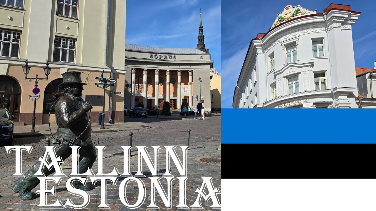 Walk Here: Tallinn, Estonia - Summer 2024 - 4K UHD 60fps