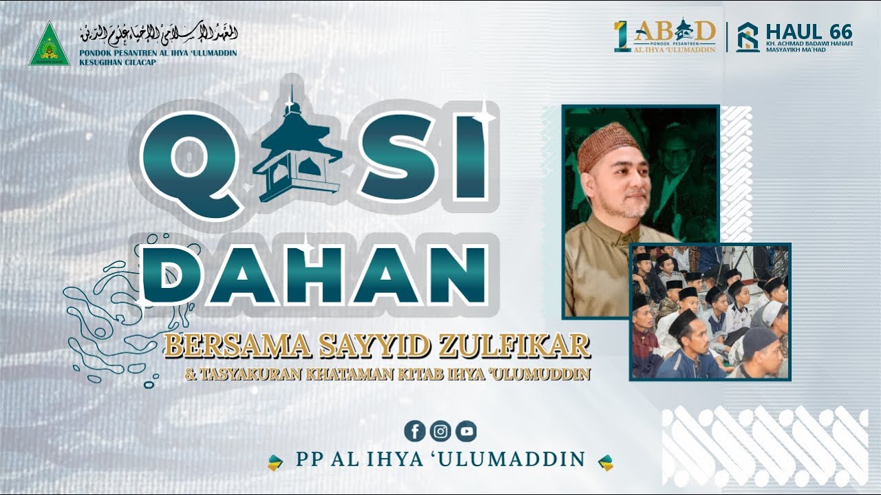 LIVE ||  Qosidahan Bersama Sayid Zulfikar Basyaiban dan Tasyakuran Khataman Ihya 'Ulumuddin