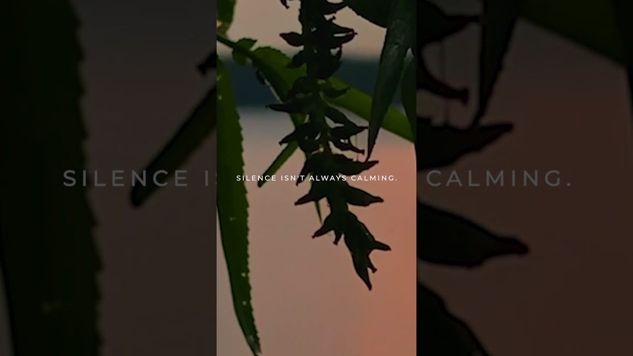 This Water Sound Is Better Than Silence 