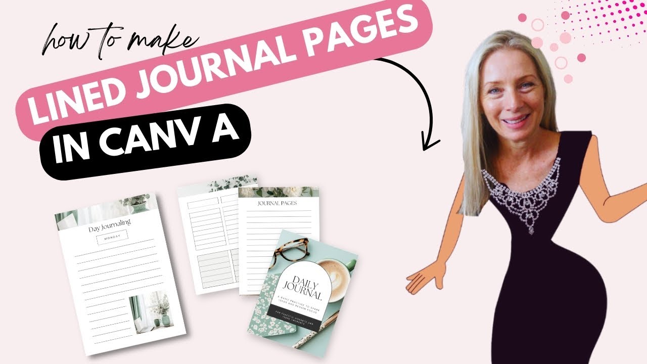 How To Make Lined Journal Pages in Canva