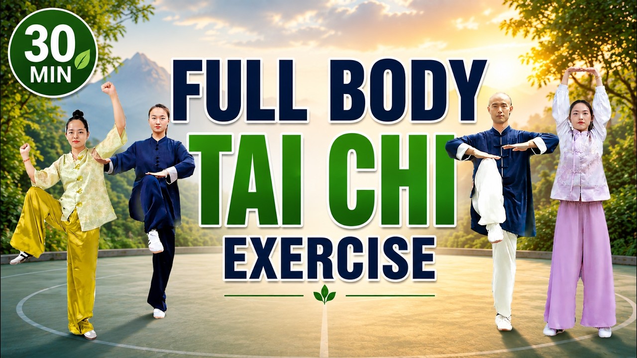 Full Body Tai Chi Exercises for Older Adults | Improve Circulation, Balance & Flexibility