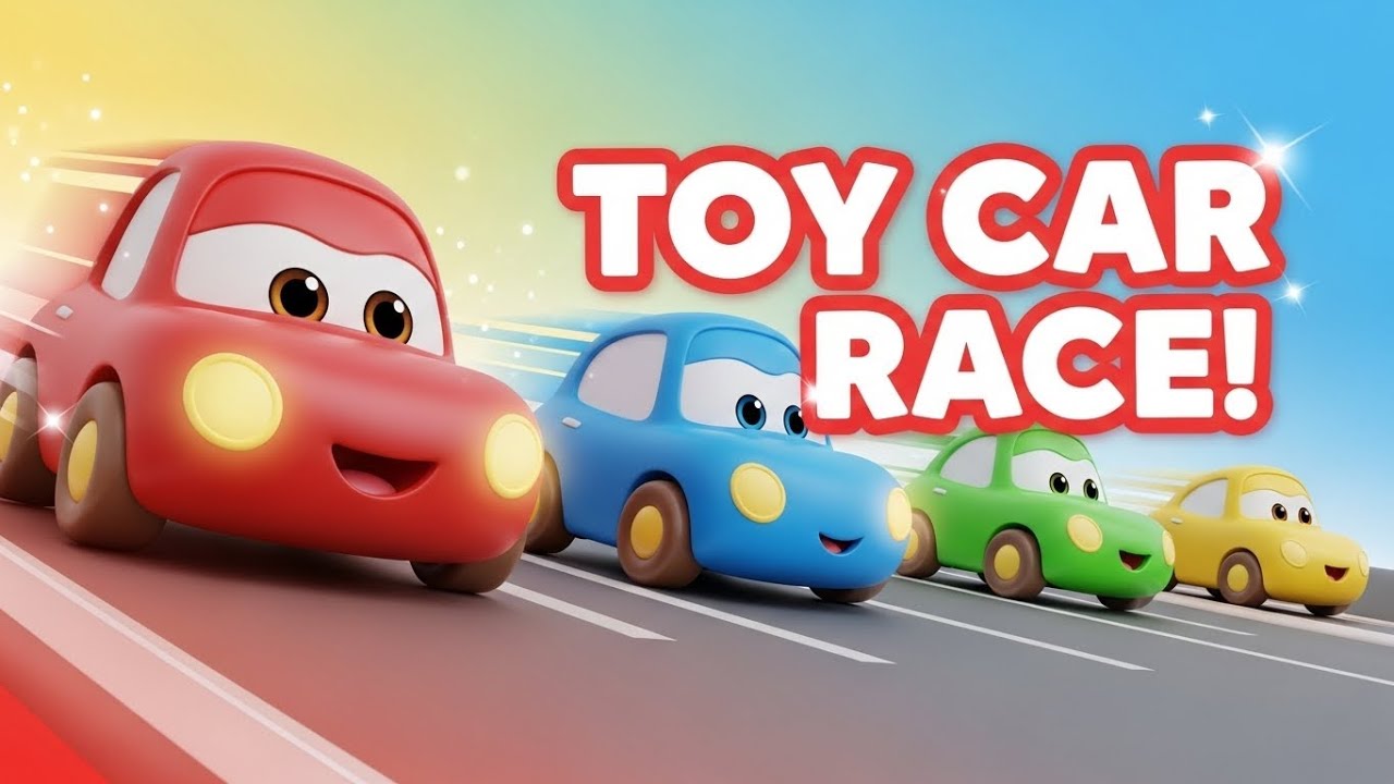 Toy Car Race Song | Fast & Fun Kids Action Song