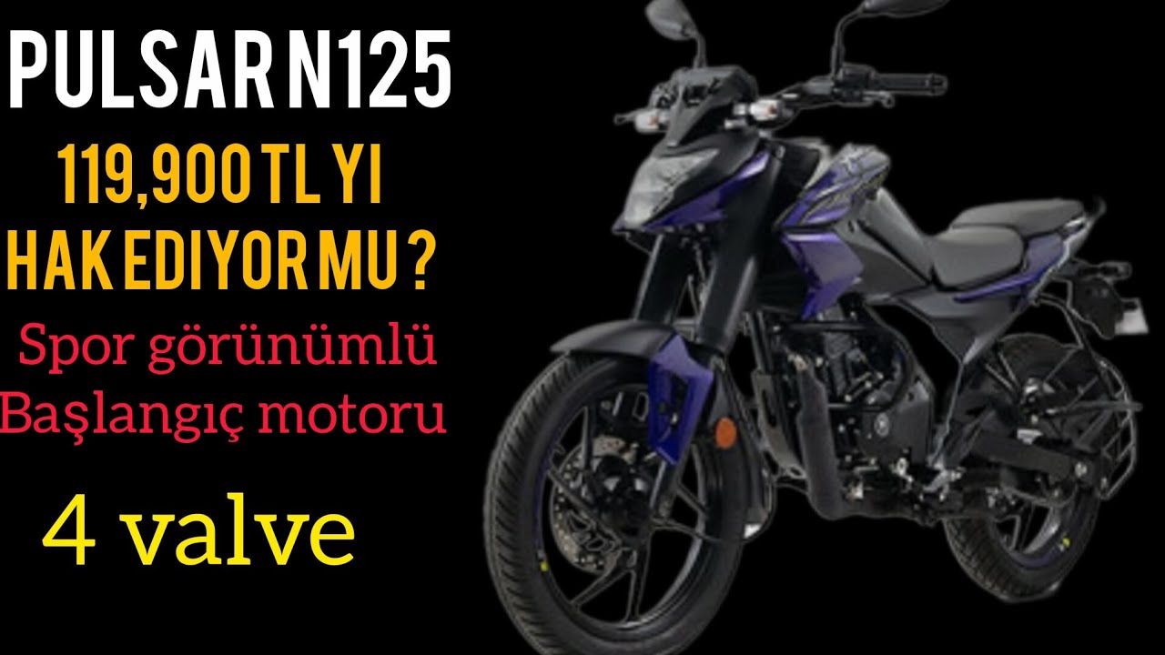 Bajaj pulsar n125. TR de ilk inceleme .119.900 tlyi hak ediyor mu? .Spor görünümlü başlangıç motoru.