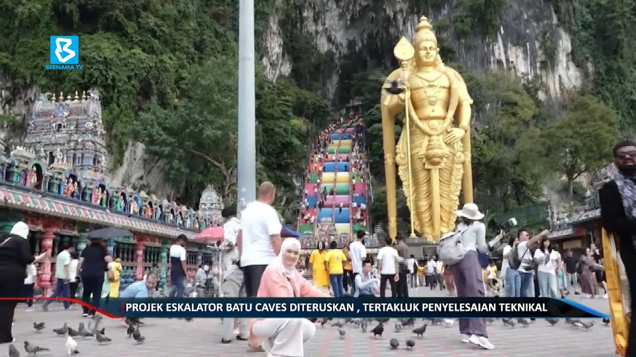 Projek eskalator Batu Caves diteruskan, tertakluk penyelesaian teknikal