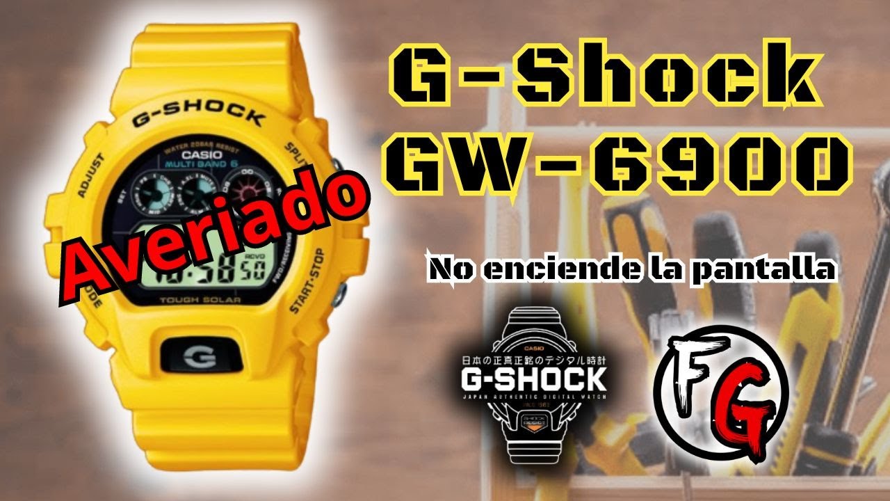 Reparación G-Shock GW-6900 piolín