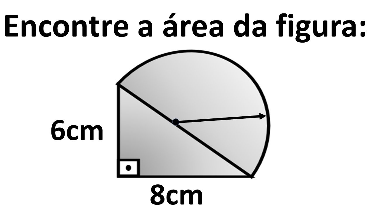 Área: de um tringulo retângulo; Semi-circulo e o Teorema de Pitágoras...