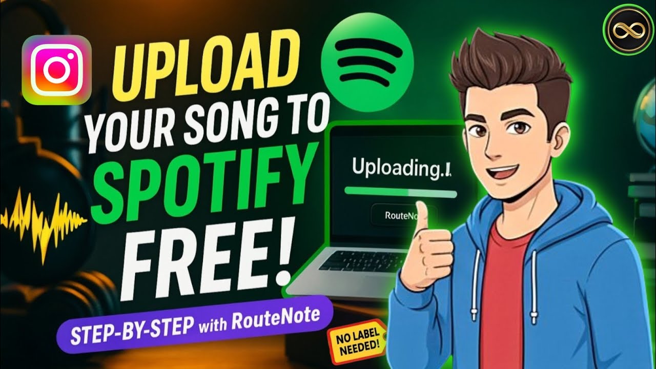 How to Upload Your Music On Spotify & Instagram For Free | RouteNote Full Tutorial (2026)
