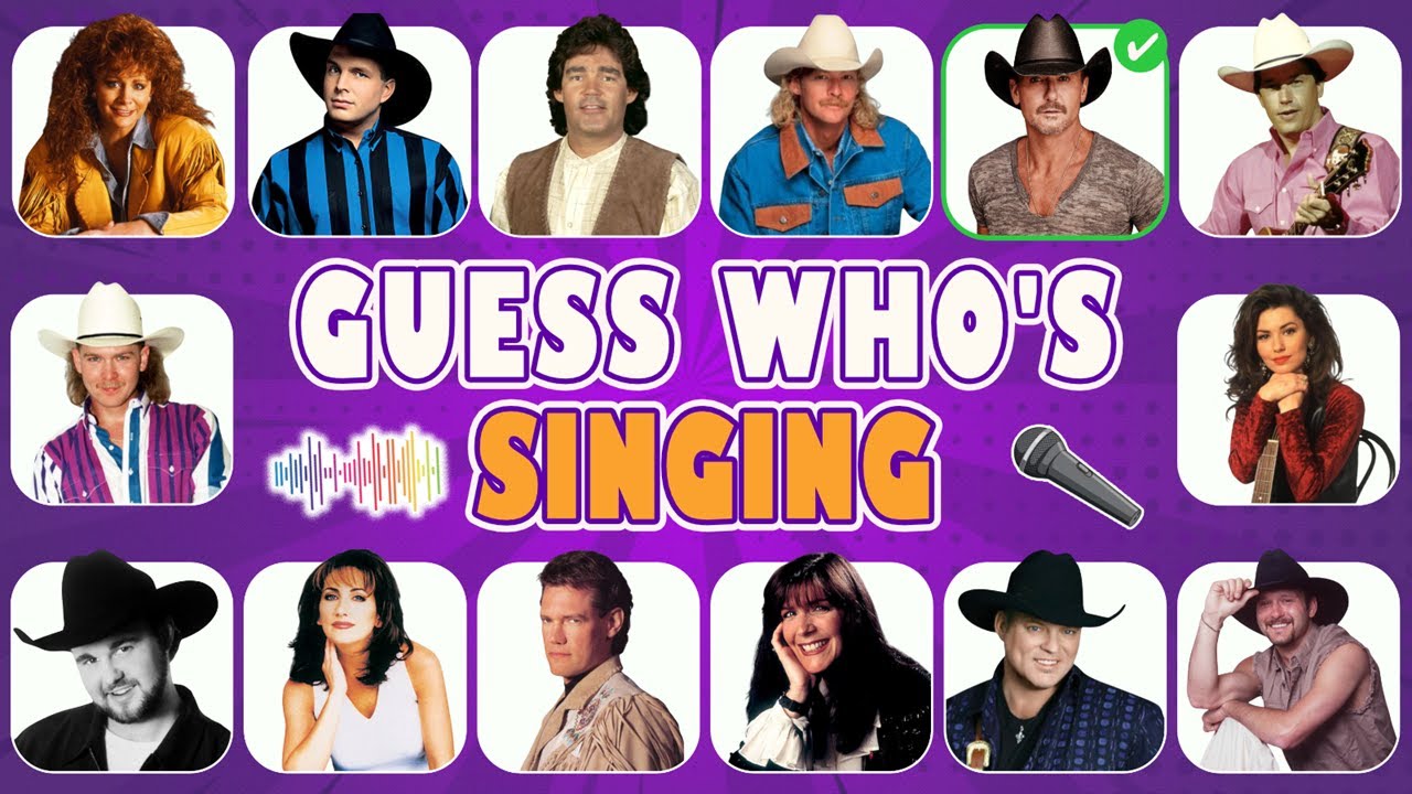 Guess Who's Singing 🤠 90s COUNTRY MUSIC QUIZ | Easy