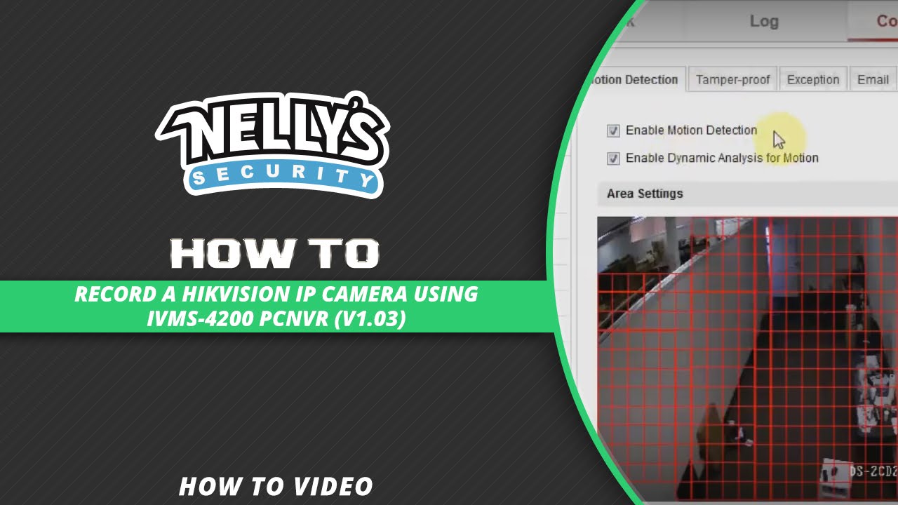 How to record a Hikvision IP Cam using iVMS-4200 PCNVR (v1.03)