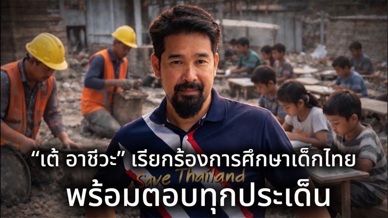 Live : “เต้ อาชีวะ“ เรียกร้องการศึกษาให้เด็กไทย-พร้อมตอบทุกประเด็น