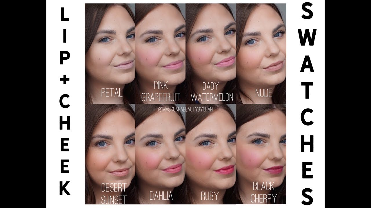 Maskcara Beauty Lip + Cheek Swatches