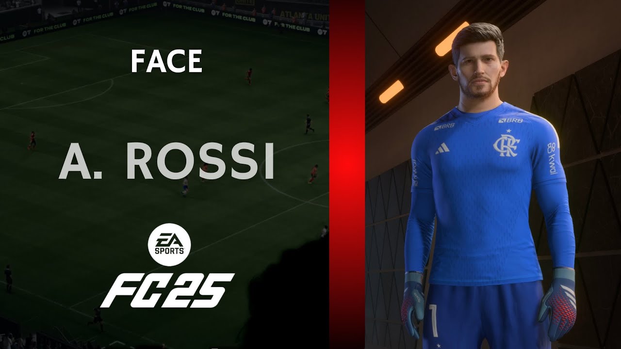 EAFC 25 - Tutorial Face ROSSI - Flamengo ( Stats nos comentários )