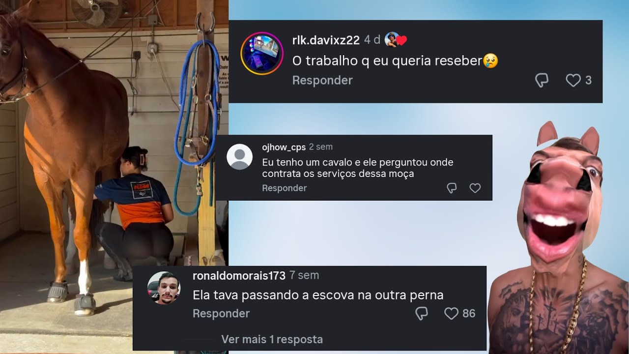 Cavalinho de sorte 😏 | comentários SAFADOS do Instagram