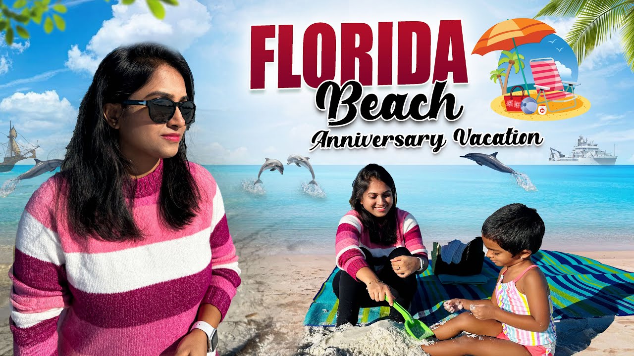 అందమైన Florida బీచ్ 🌴 || Destin-Florida || Telugu vlogs in USA
