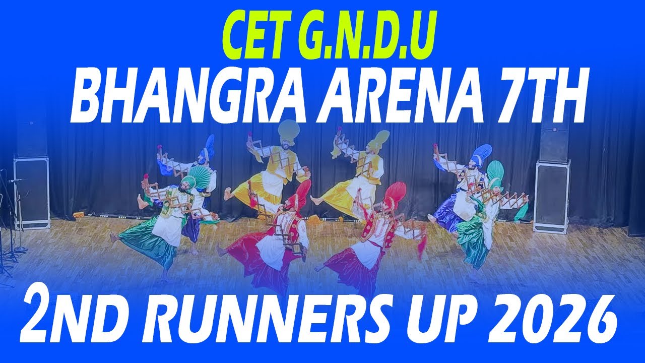 2nd Runner Up 🥉🏆GNDU AMRITSAR in AREENA 2026