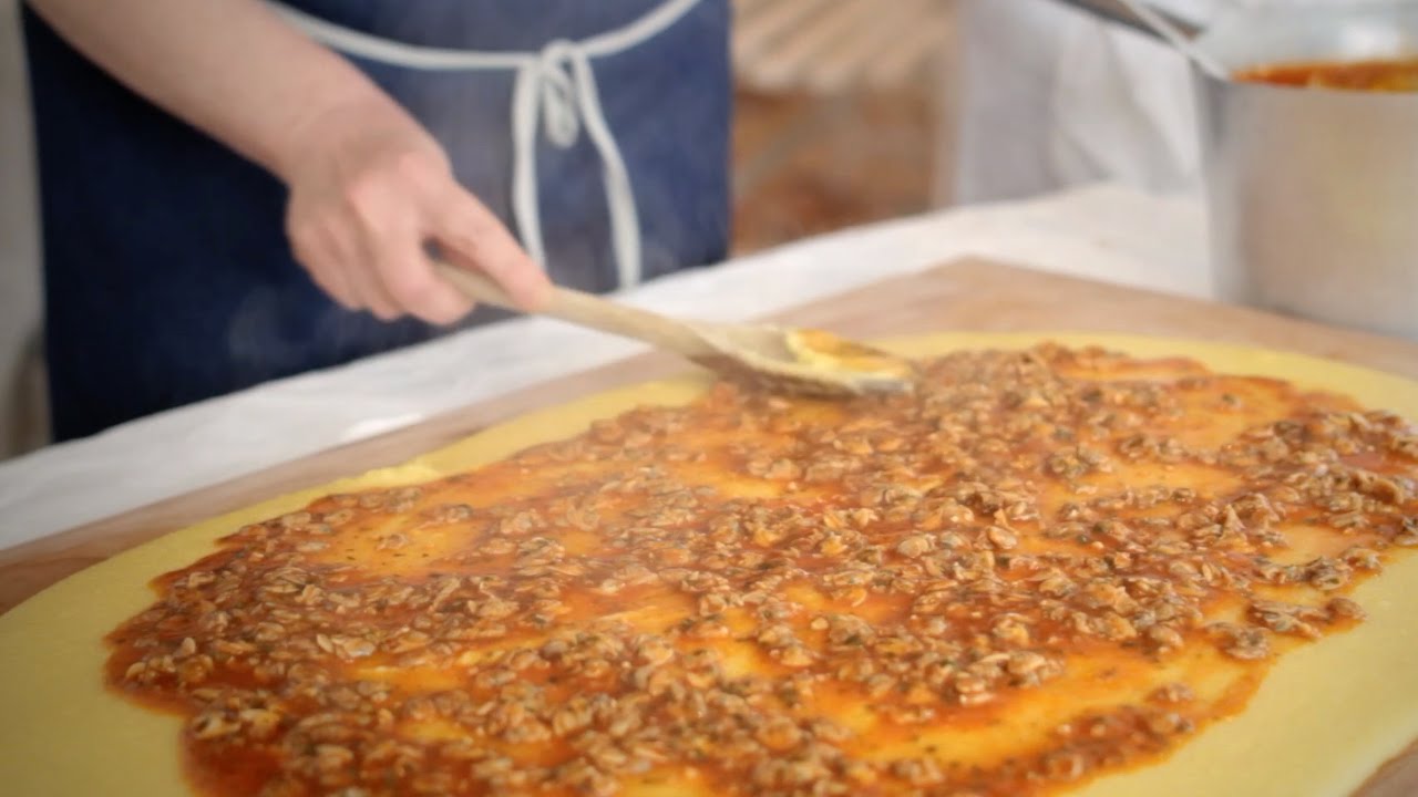 Le ricette di una volta - Polenta con sugo di vongole