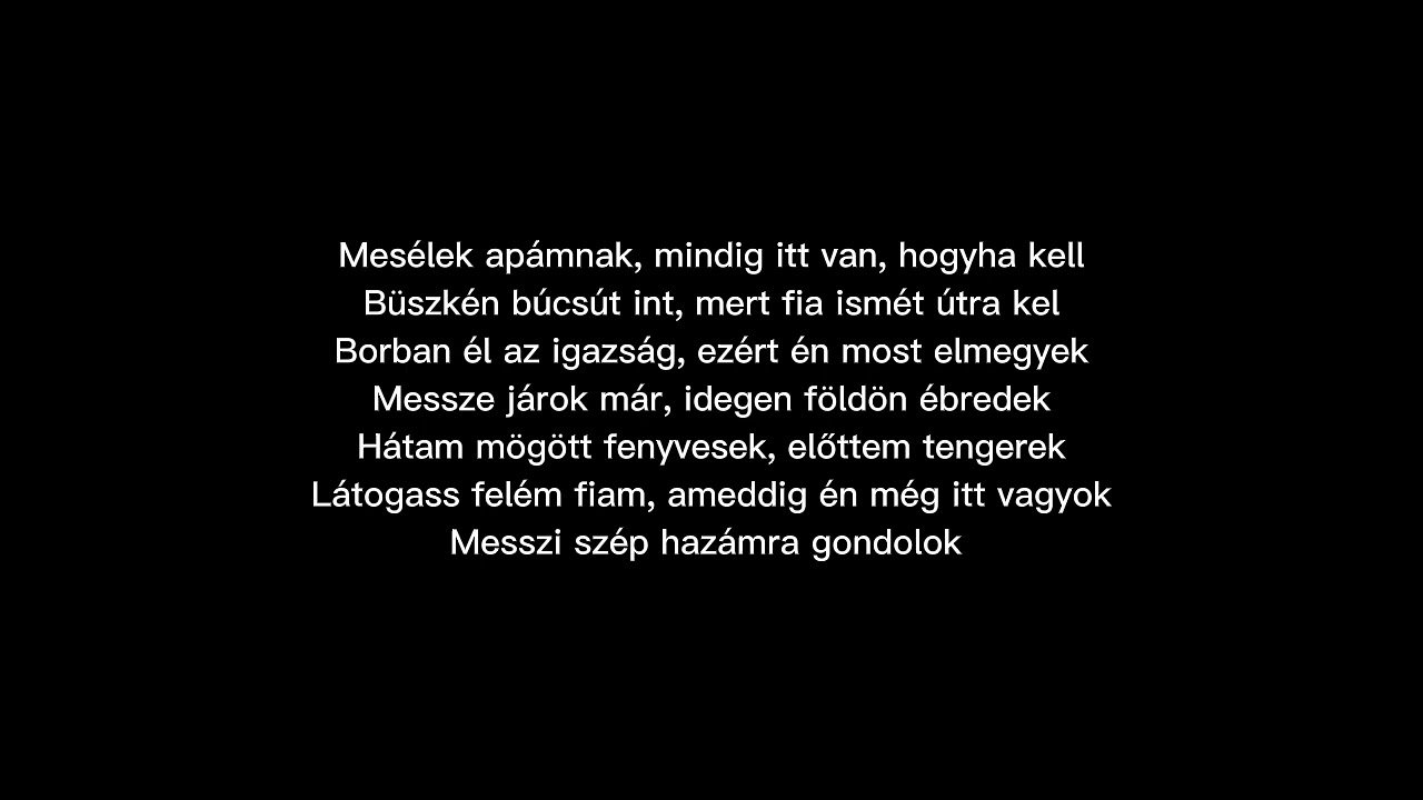 Mesélek a bornak dalszöveg, karaoke