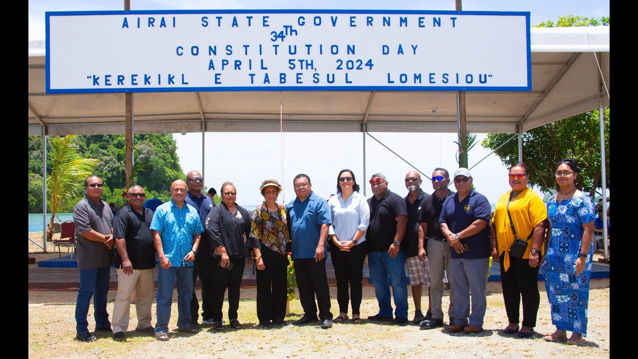 Airai State Government State Address & 34th Constitution Day | April 5th, 2024