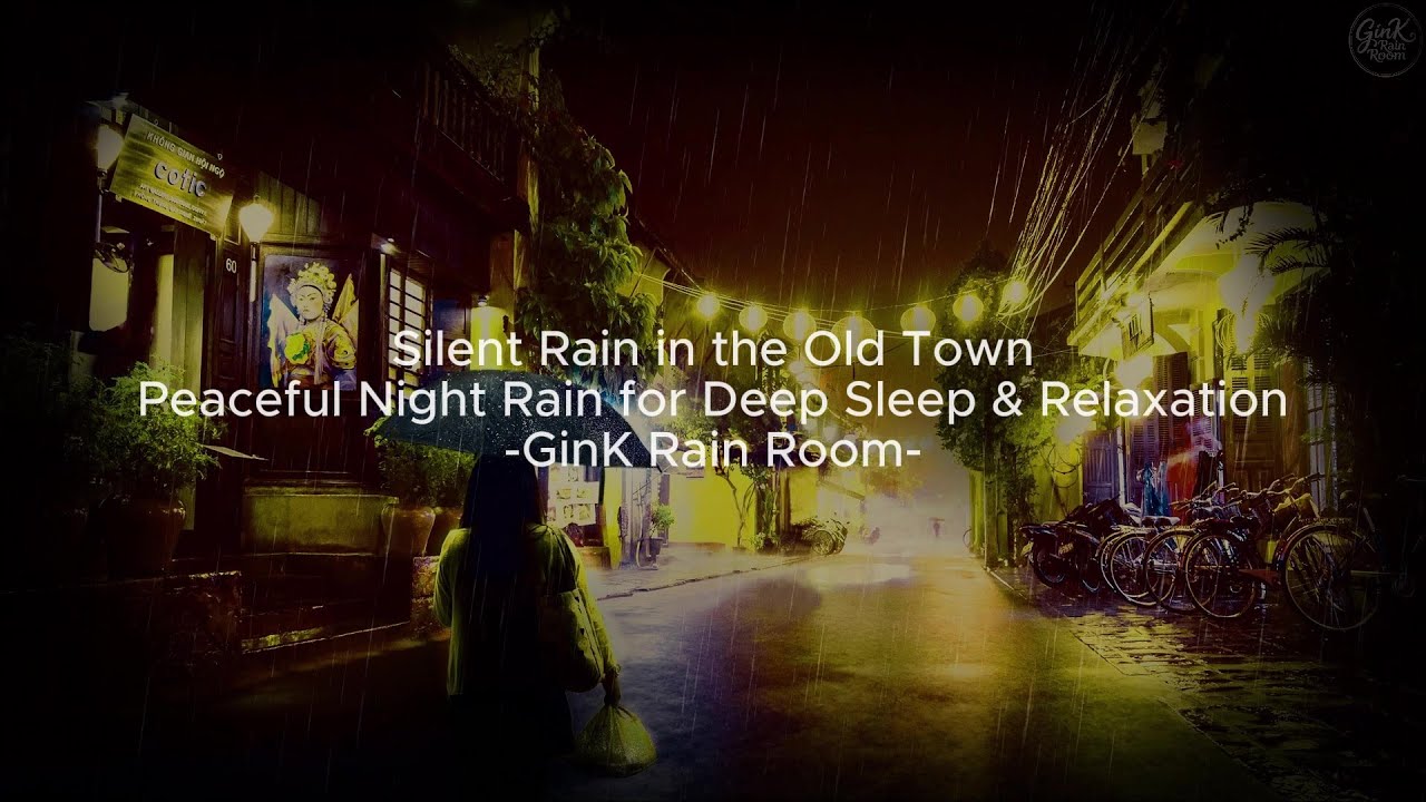 Rain Sounds #076 – Silent Rain in the Old Town – Sleep, Relaxation and Focus | No Ads | 12 Hours