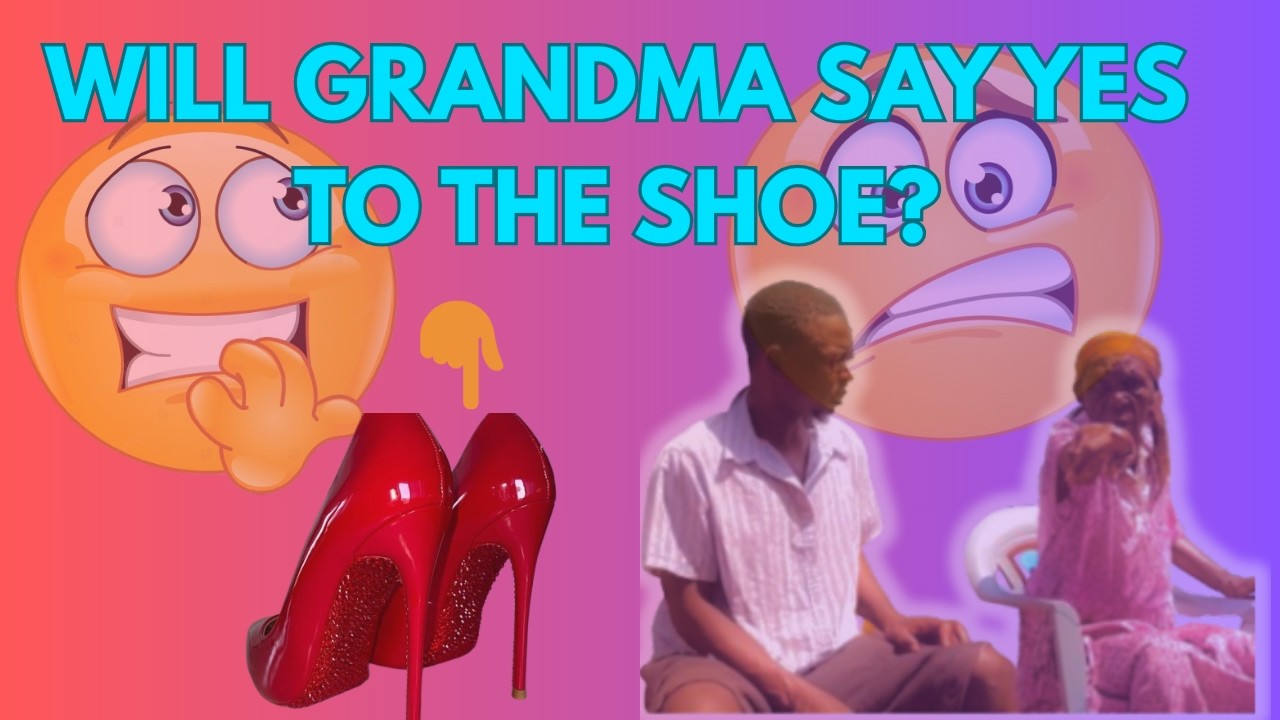 WILL GRANDMA SAY YES TO THE SHOE??🤷‍♀️🤷‍♂️👠😰